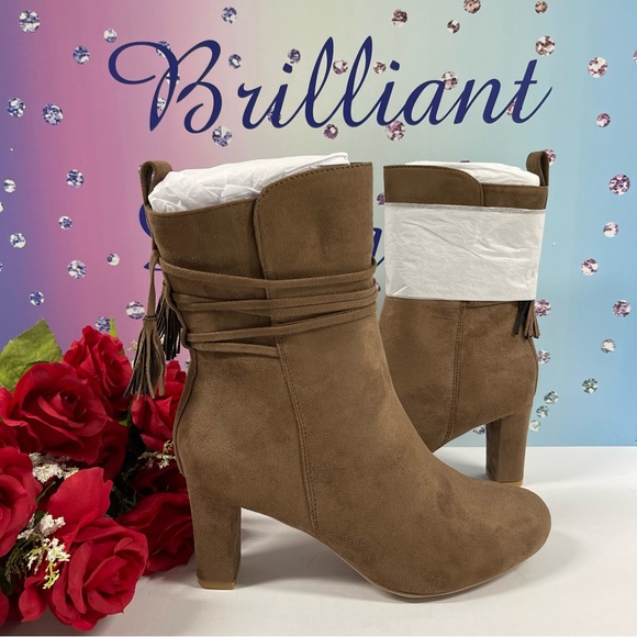 🍁SUPER SALE MICROSUEDE FRINGE BOOTS - Picture 5 of 12